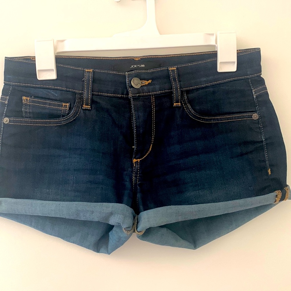 Joes Jean shorts, dark wash